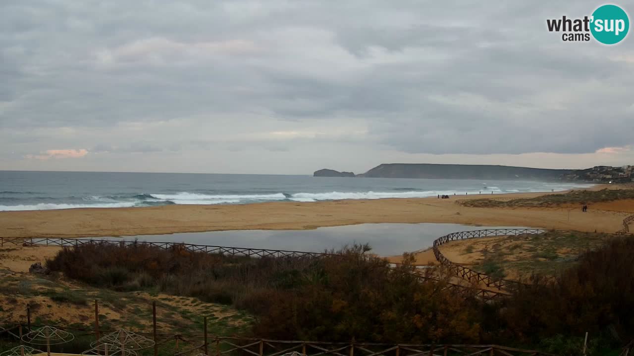 Web kamera Torre dei Corsari – Pogled uživo na plažu s Punta Usai