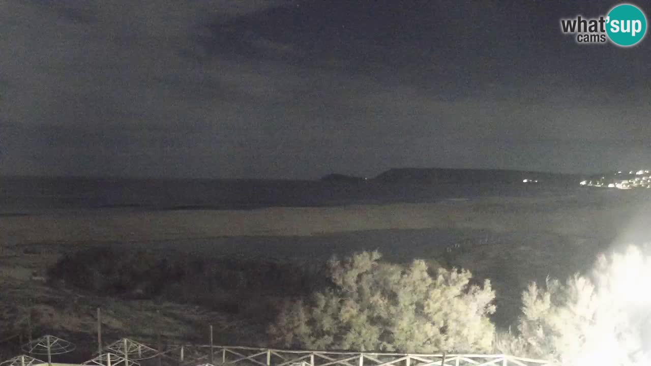 Webcam Torre dei Corsari – Vista live sulla spiaggia da Punta Usai