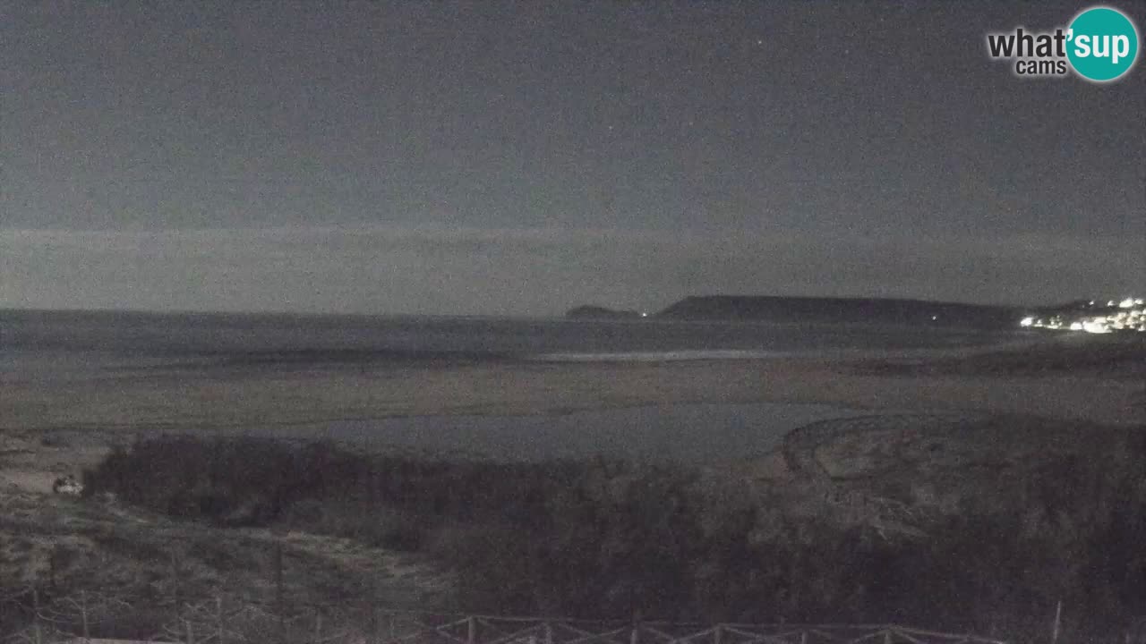 Cámara web Torre dei Corsari – Vista en directo de la playa desde Punta Usai