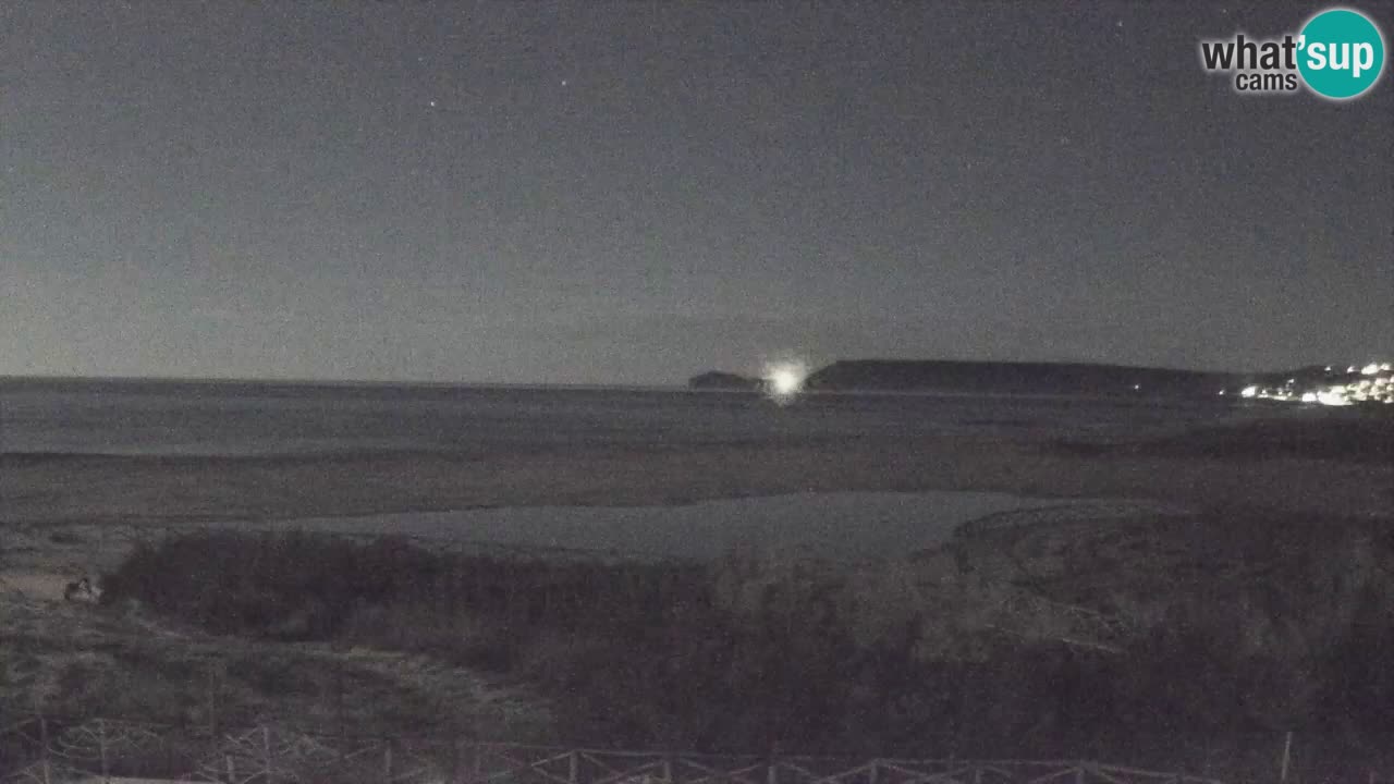 Cámara web Torre dei Corsari – Vista en directo de la playa desde Punta Usai