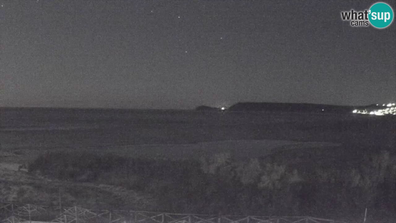 Webcam Torre dei Corsari – Vista live sulla spiaggia da Punta Usai