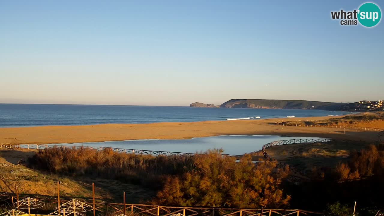 Webcam Torre dei Corsari – Vue en direct sur la plage depuis Punta Usai