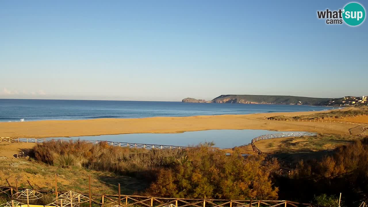 Webcam Torre dei Corsari – Liveblick auf den Strand von Punta Usai