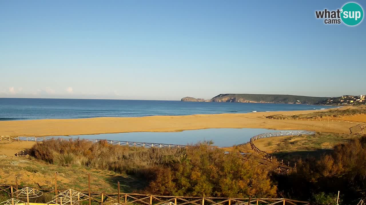 Webcam Torre dei Corsari – Liveblick auf den Strand von Punta Usai