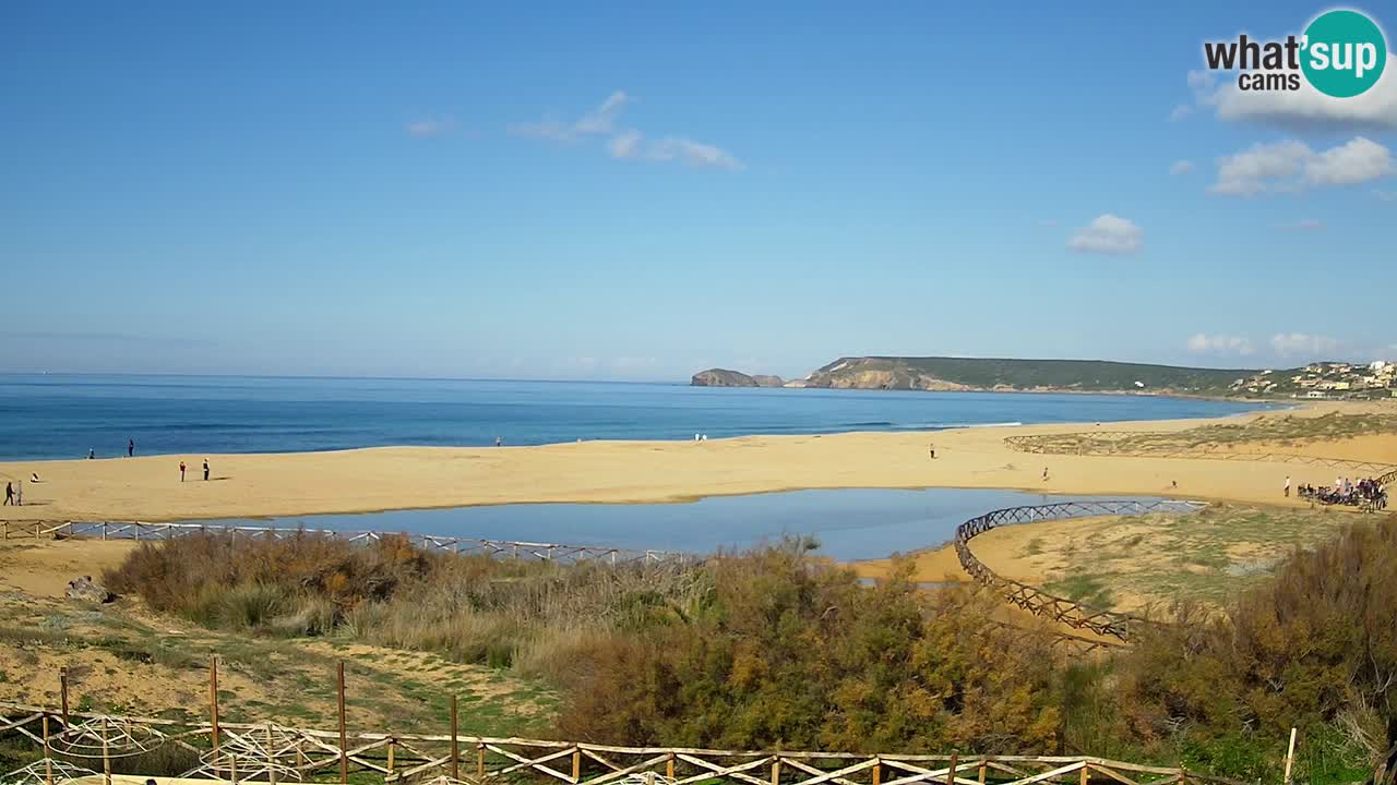 Webcam Torre dei Corsari – Vue en direct sur la plage depuis Punta Usai