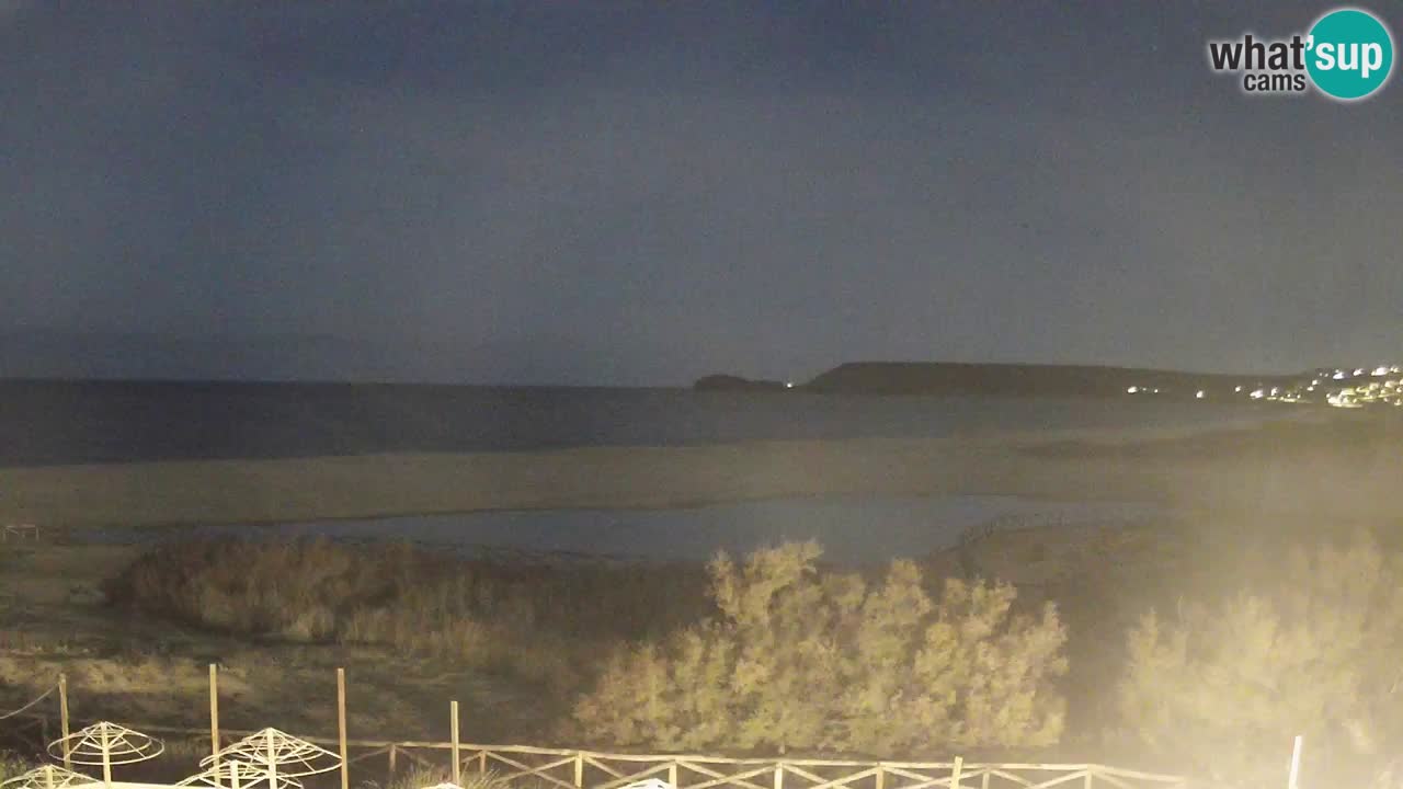 Webcam Torre dei Corsari – Vista live sulla spiaggia da Punta Usai