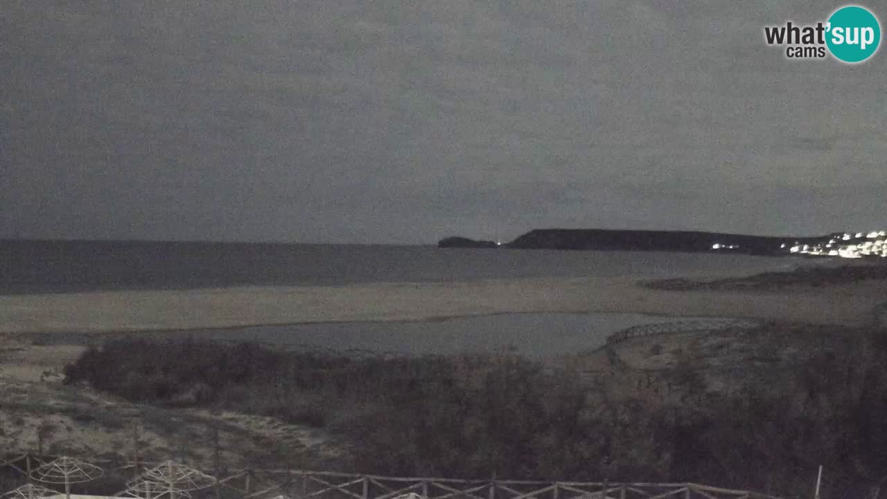 Webcam Torre dei Corsari – Vista live sulla spiaggia da Punta Usai