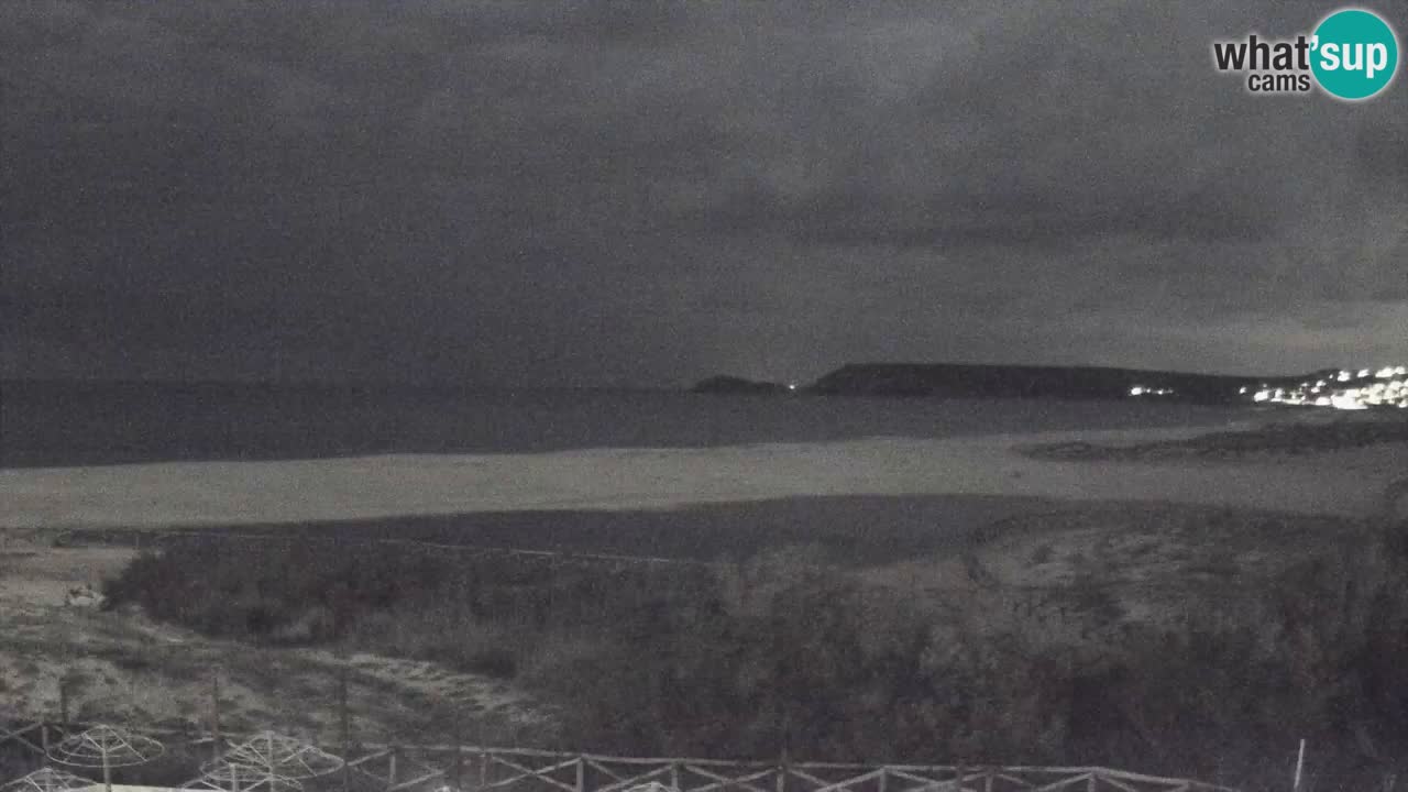 Webcam Torre dei Corsari – Vista live sulla spiaggia da Punta Usai