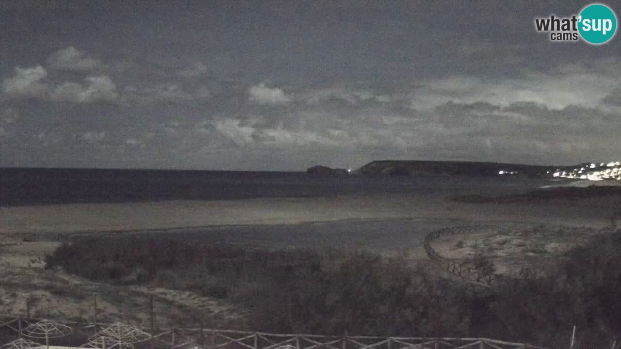 Webcam Torre dei Corsari – Vista live sulla spiaggia da Punta Usai