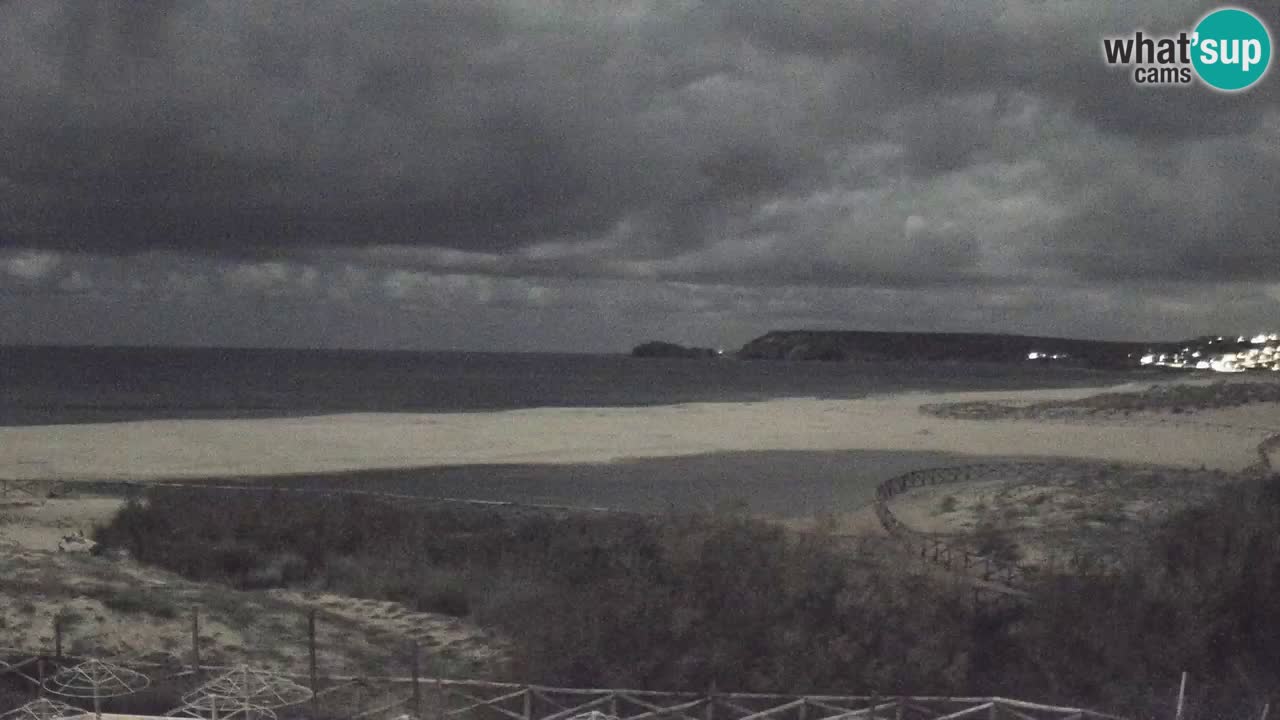 Webcam Torre dei Corsari – Vista live sulla spiaggia da Punta Usai