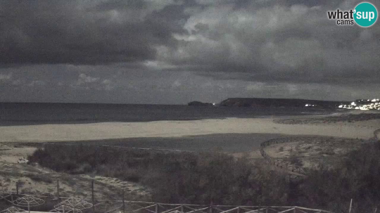Webcam Torre dei Corsari – Vista live sulla spiaggia da Punta Usai