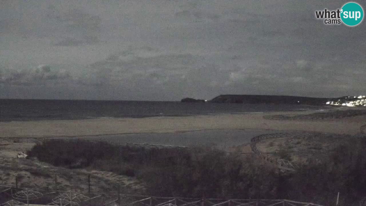 Cámara web Torre dei Corsari – Vista en directo de la playa desde Punta Usai