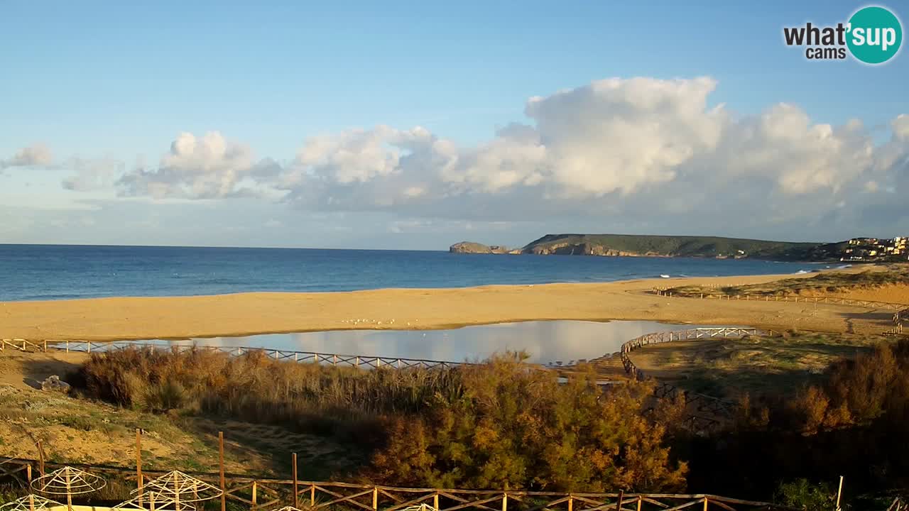 Web kamera Torre dei Corsari – Pogled uživo na plažu s Punta Usai