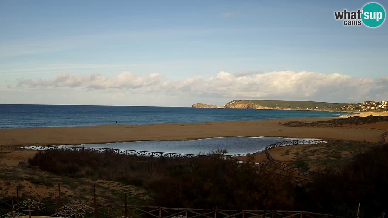 Cámara web Torre dei Corsari – Vista en directo de la playa desde Punta Usai