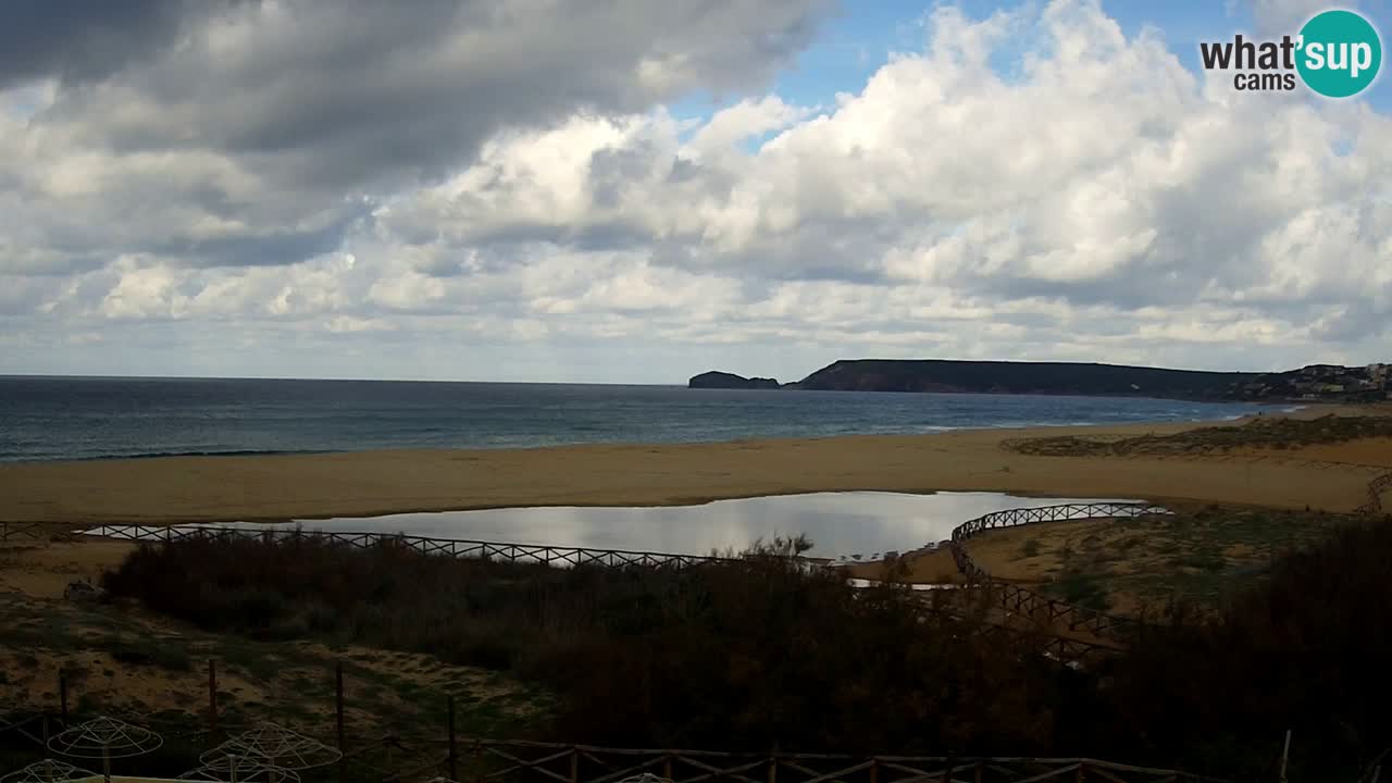 Cámara web Torre dei Corsari – Vista en directo de la playa desde Punta Usai