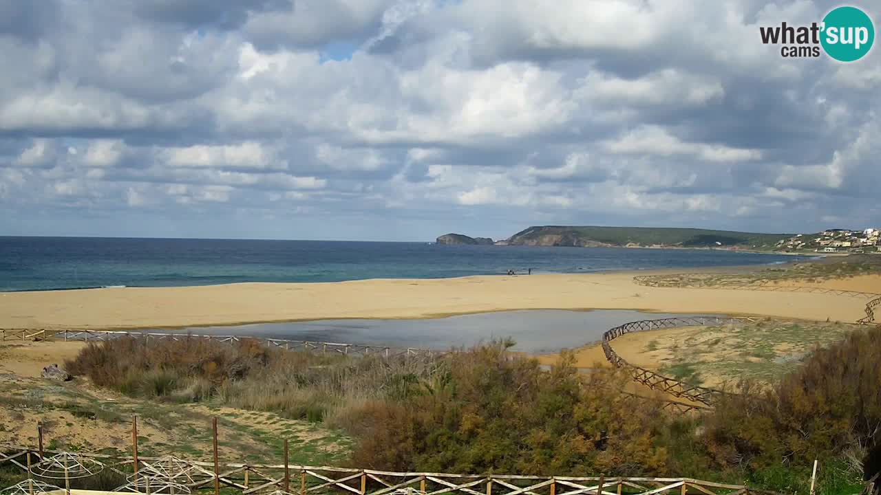 Web kamera Torre dei Corsari – Pogled uživo na plažu s Punta Usai