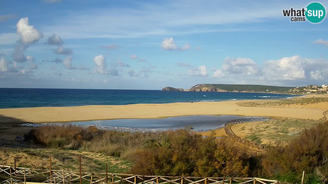 Web kamera Torre dei Corsari – Pogled uživo na plažu s Punta Usai