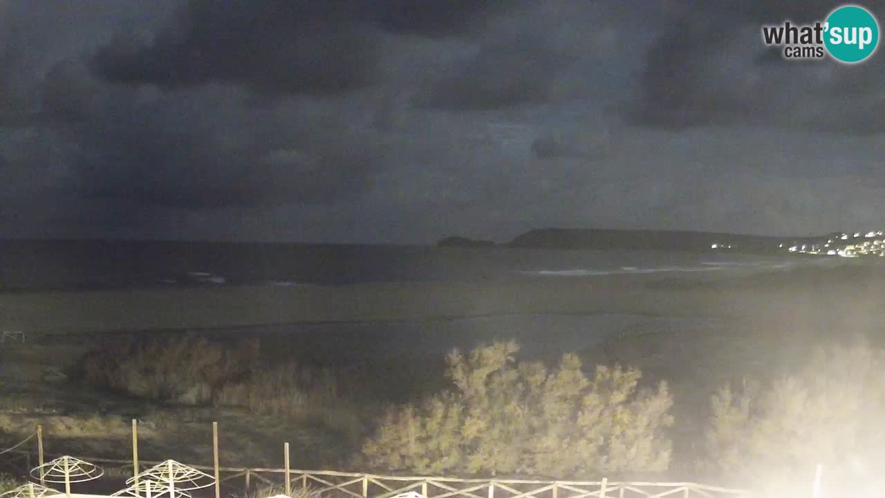 Webcam Torre dei Corsari – Vue en direct sur la plage depuis Punta Usai