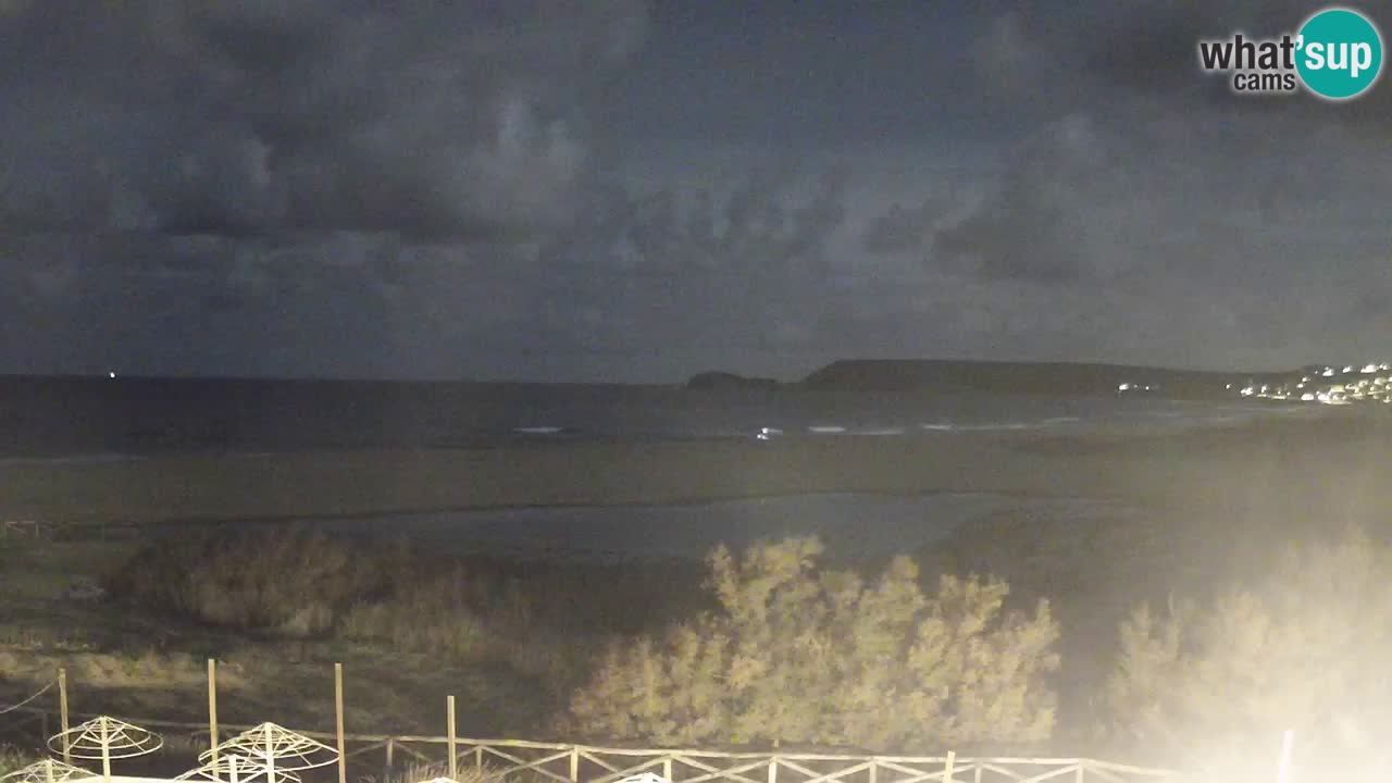 Webcam Torre dei Corsari – Vista live sulla spiaggia da Punta Usai