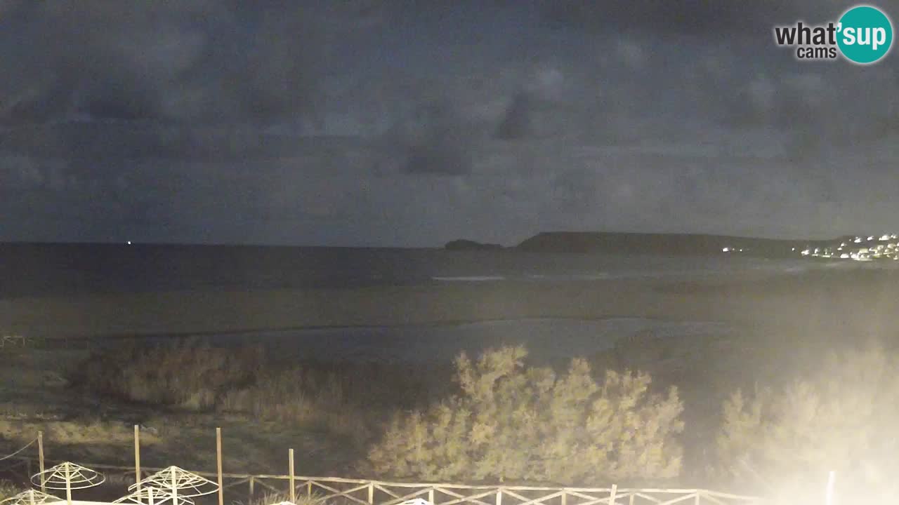 Webcam Torre dei Corsari – Liveblick auf den Strand von Punta Usai