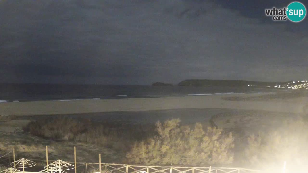 Cámara web Torre dei Corsari – Vista en directo de la playa desde Punta Usai