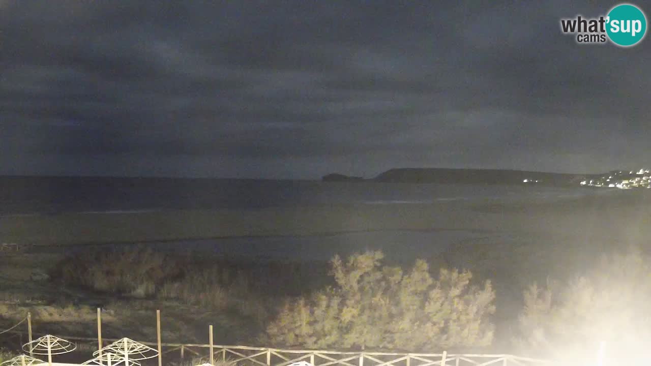 Cámara web Torre dei Corsari – Vista en directo de la playa desde Punta Usai