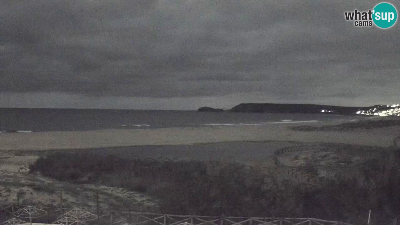 Cámara web Torre dei Corsari – Vista en directo de la playa desde Punta Usai