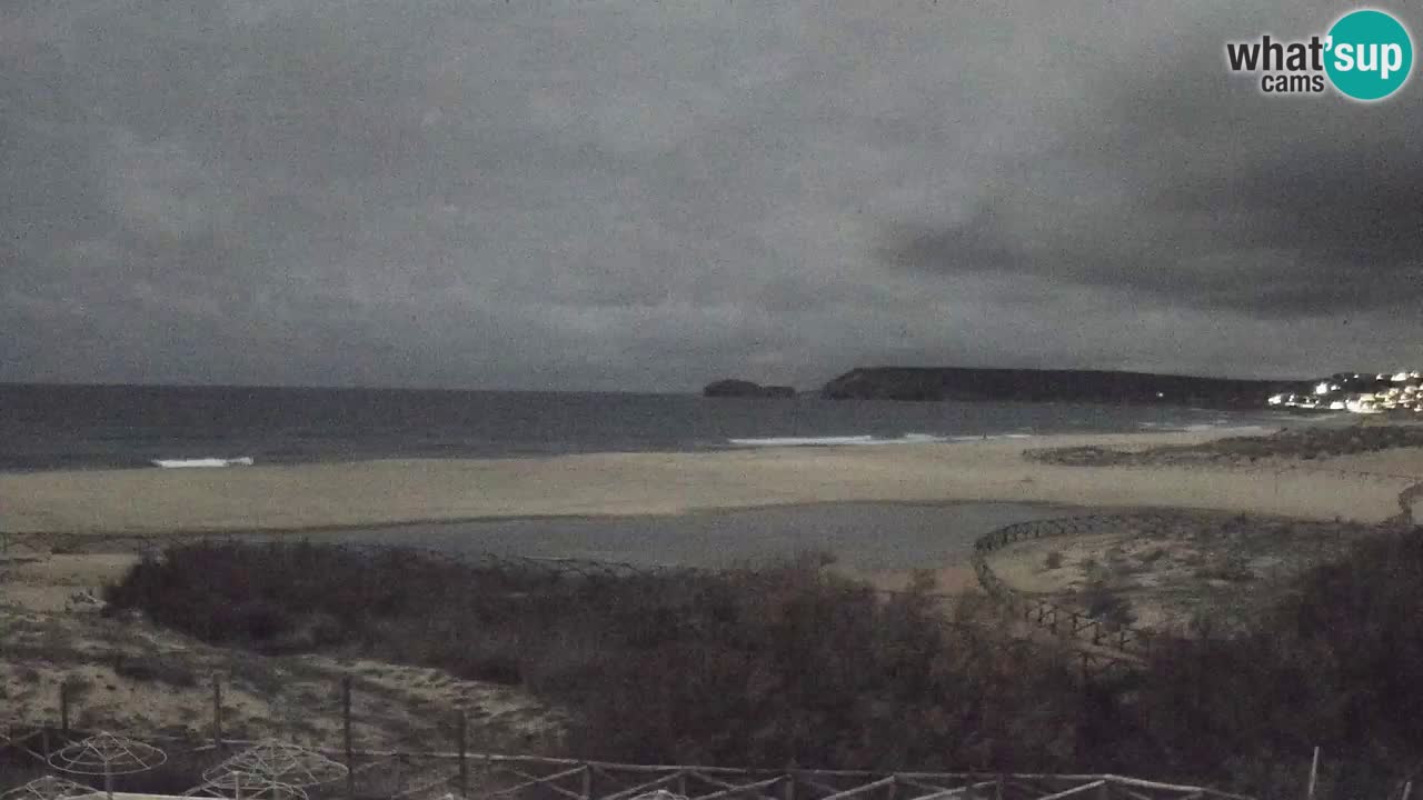 Cámara web Torre dei Corsari – Vista en directo de la playa desde Punta Usai