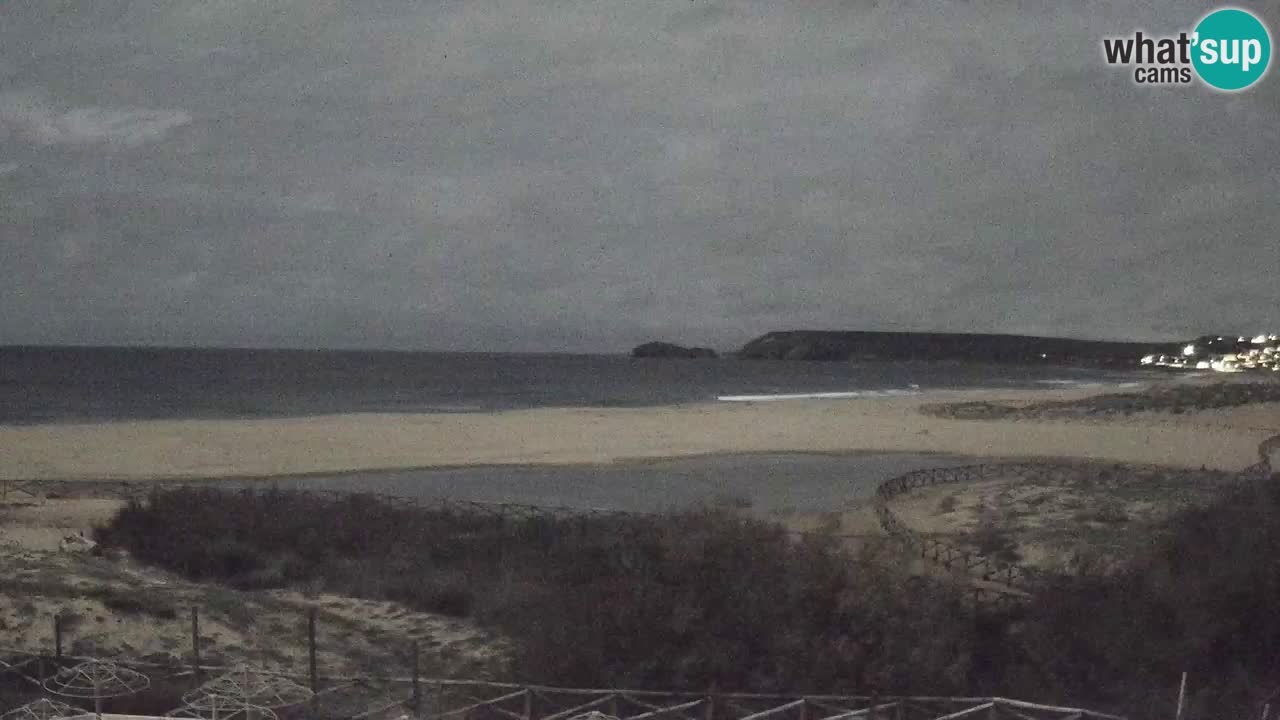 Cámara web Torre dei Corsari – Vista en directo de la playa desde Punta Usai