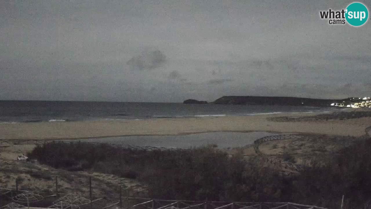 Cámara web Torre dei Corsari – Vista en directo de la playa desde Punta Usai