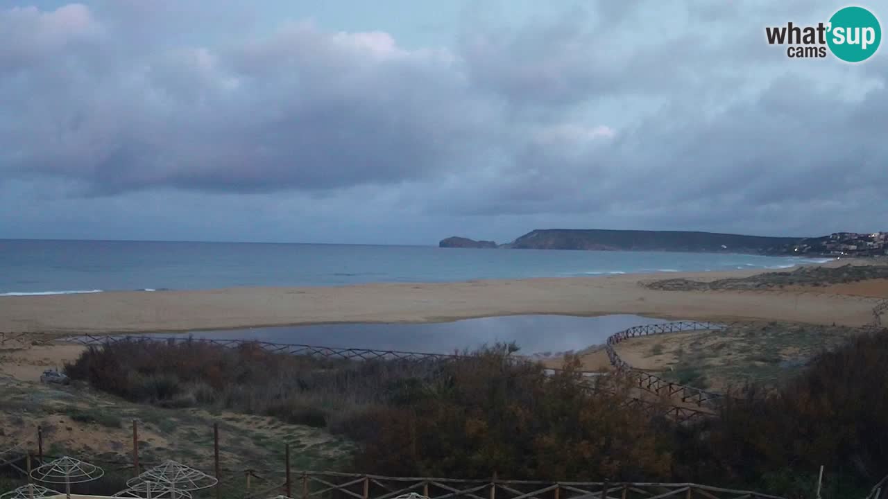 Web kamera Torre dei Corsari – Pogled uživo na plažu s Punta Usai