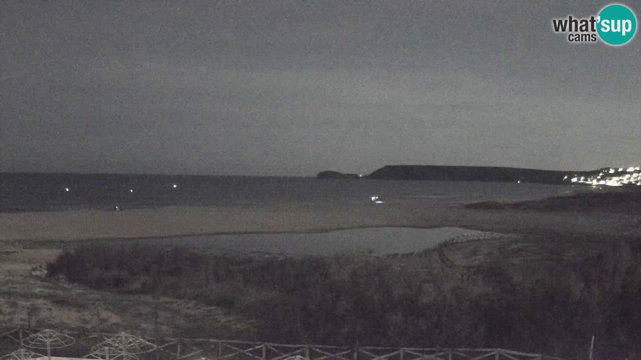 Webcam Torre dei Corsari – Vista live sulla spiaggia da Punta Usai