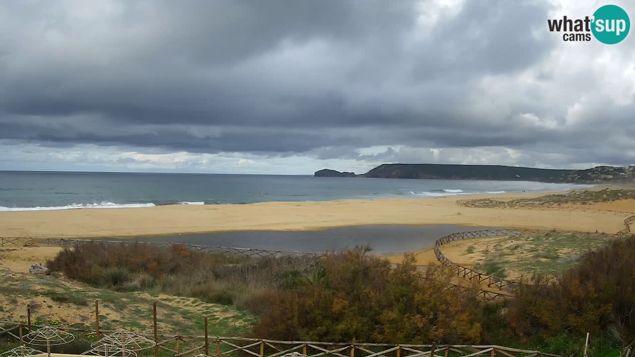 Web kamera Torre dei Corsari – Pogled uživo na plažu s Punta Usai