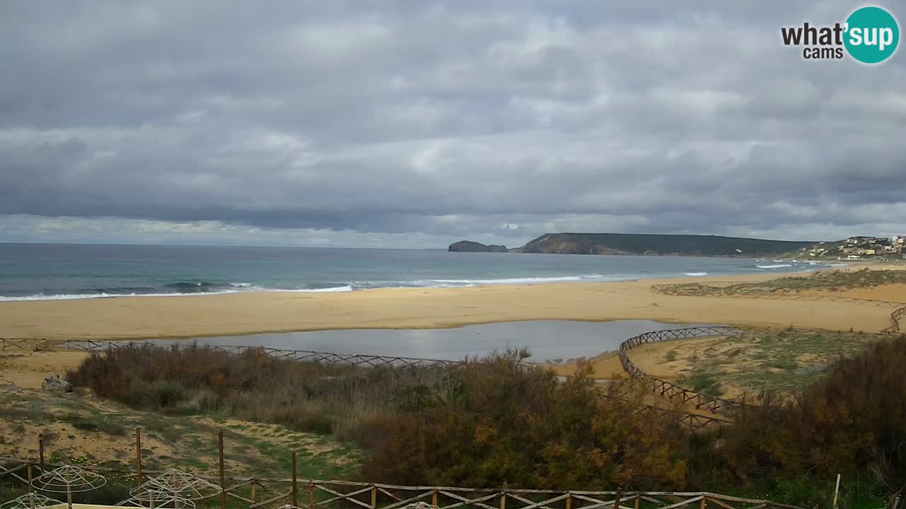 Cámara web Torre dei Corsari – Vista en directo de la playa desde Punta Usai