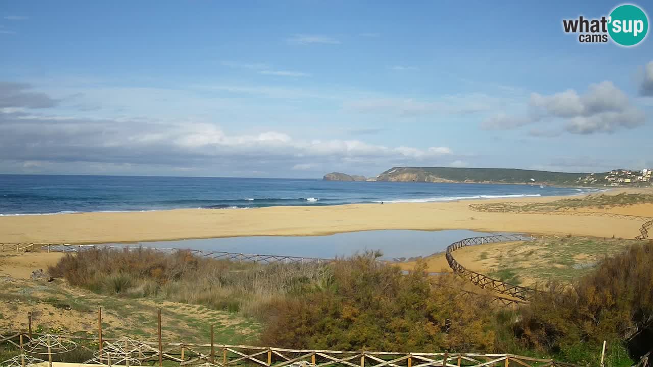 Cámara web Torre dei Corsari – Vista en directo de la playa desde Punta Usai