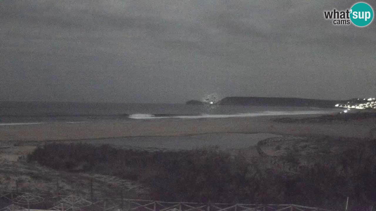 Cámara web Torre dei Corsari – Vista en directo de la playa desde Punta Usai