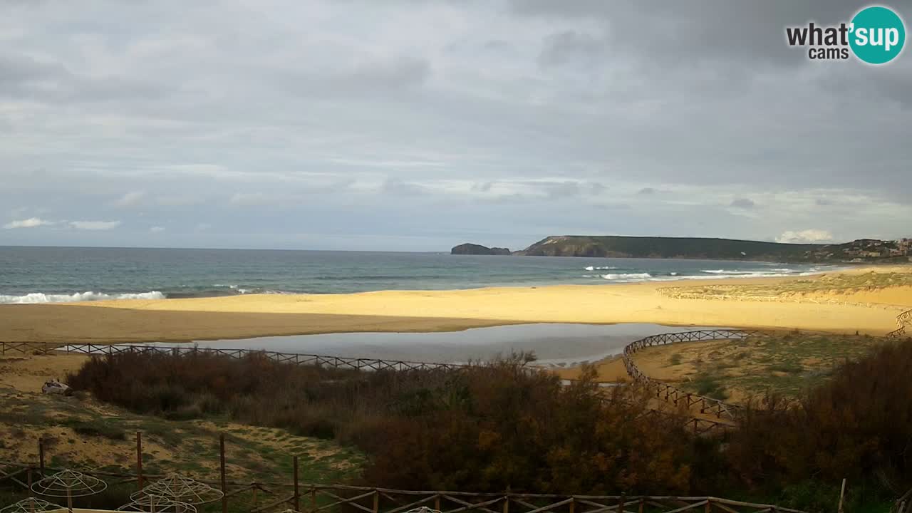 Web kamera Torre dei Corsari – Pogled uživo na plažu s Punta Usai