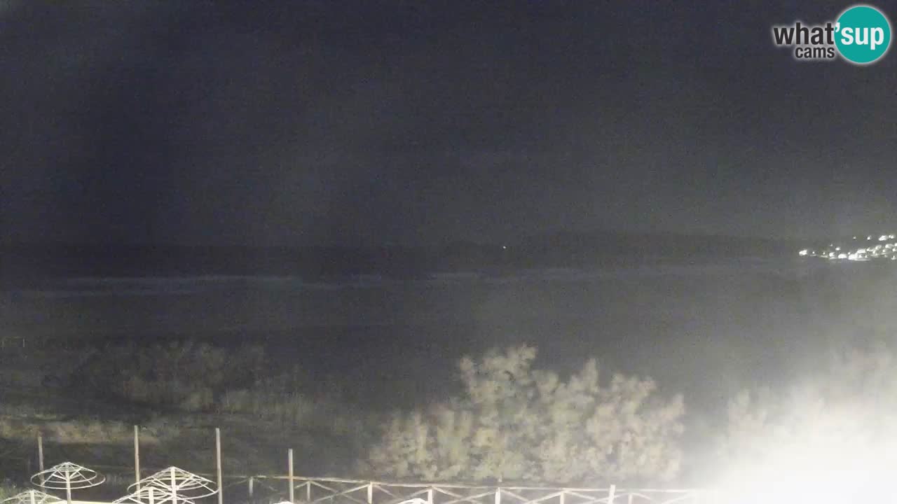 Spletna kamera Torre dei Corsari – Pogled v živo na plažo s Punta Usai