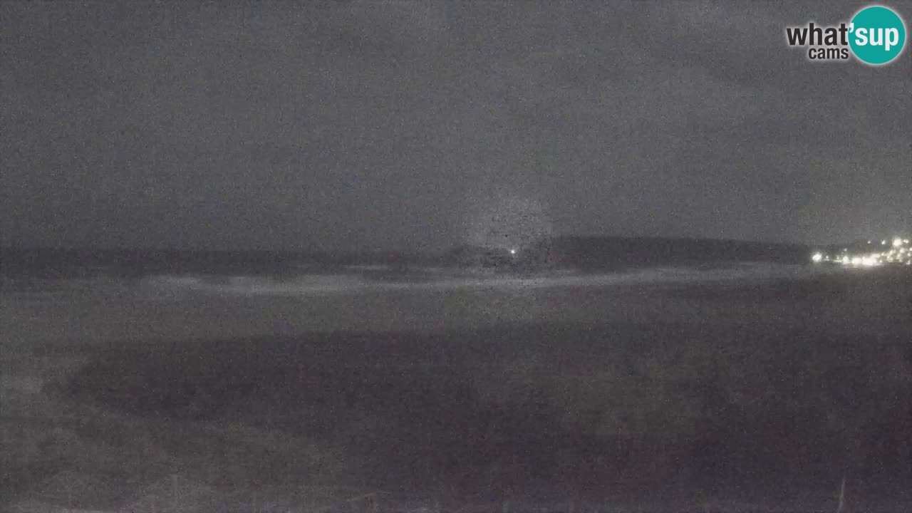 Cámara web Torre dei Corsari – Vista en directo de la playa desde Punta Usai