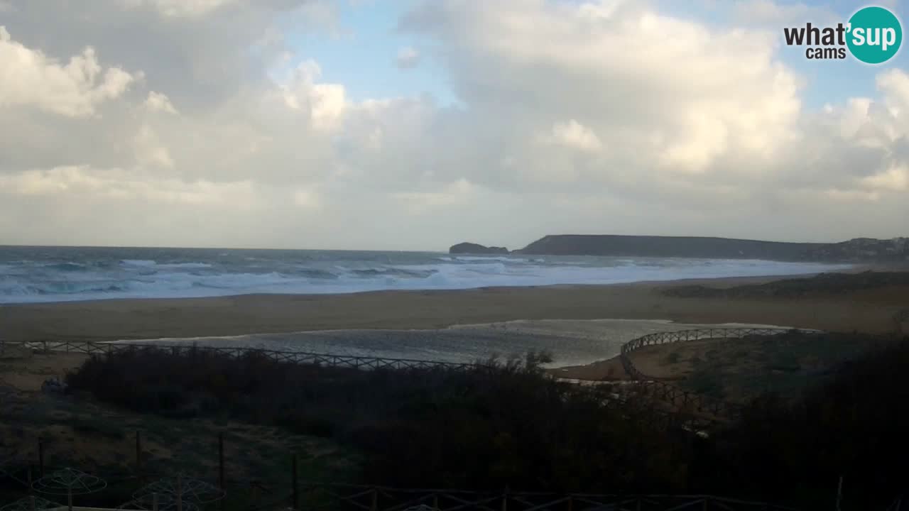 Web kamera Torre dei Corsari – Pogled uživo na plažu s Punta Usai