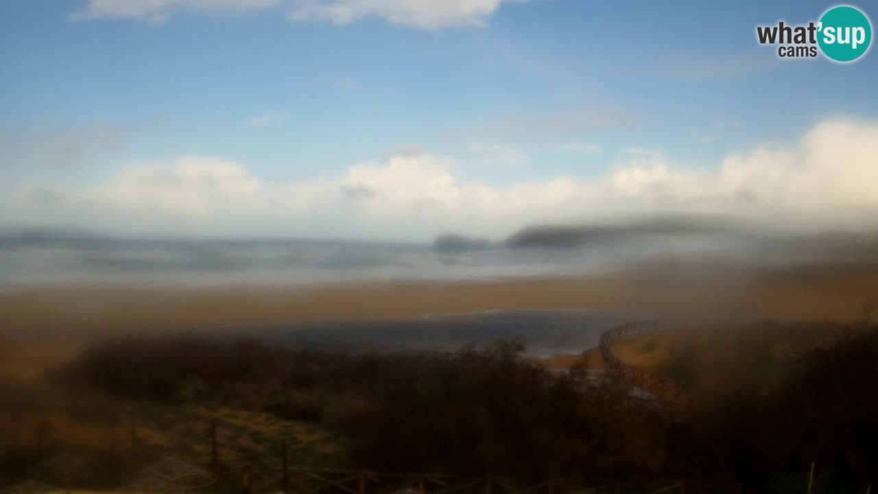 Webcam Torre dei Corsari – Liveblick auf den Strand von Punta Usai