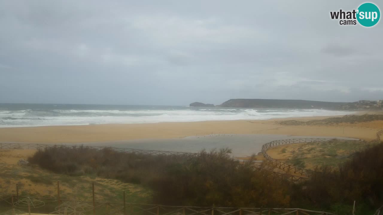 Webcam Torre dei Corsari – Vista live sulla spiaggia da Punta Usai