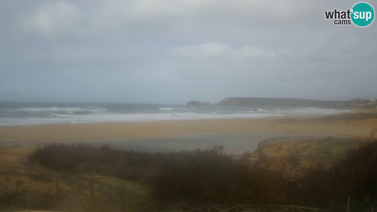 Spletna kamera Torre dei Corsari – Pogled v živo na plažo s Punta Usai