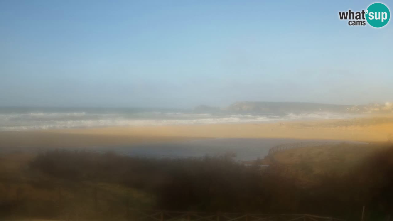Cámara web Torre dei Corsari – Vista en directo de la playa desde Punta Usai