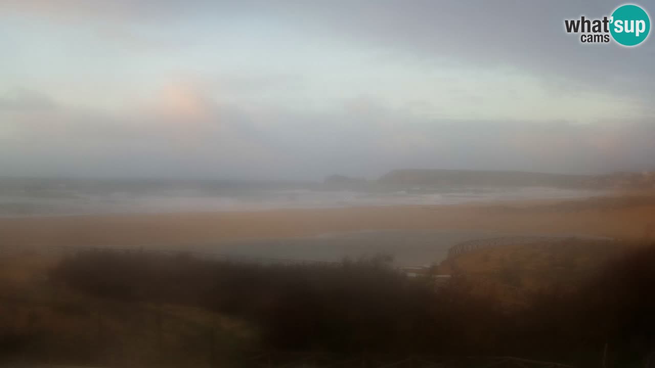 Cámara web Torre dei Corsari – Vista en directo de la playa desde Punta Usai
