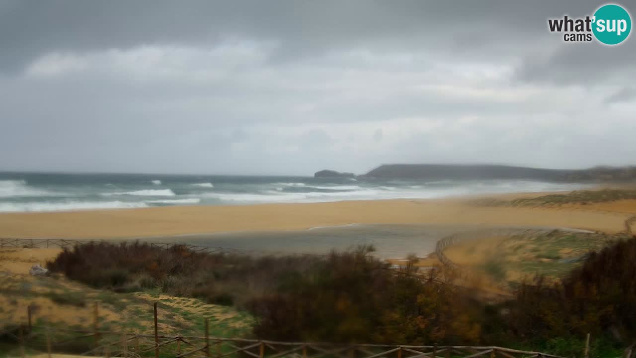 Cámara web Torre dei Corsari – Vista en directo de la playa desde Punta Usai
