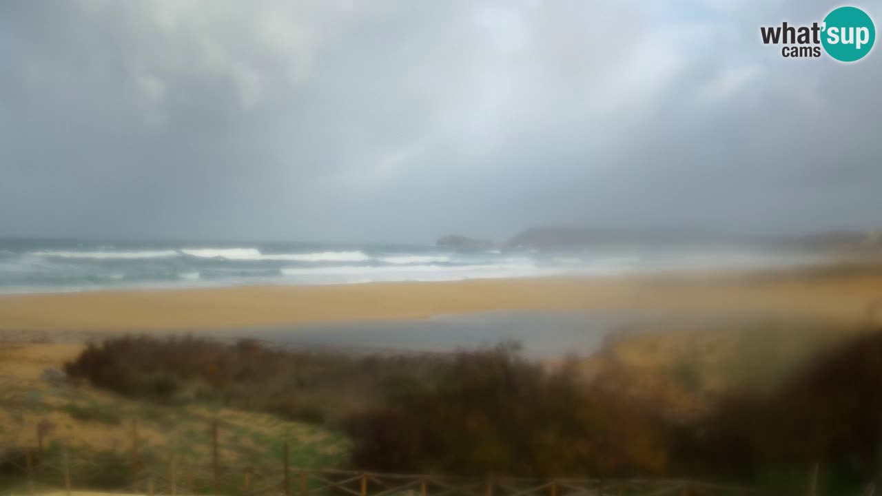 Webcam Torre dei Corsari – Vista live sulla spiaggia da Punta Usai