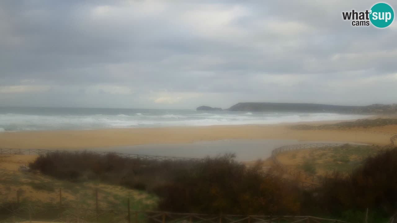 Webcam Torre dei Corsari – Vista live sulla spiaggia da Punta Usai