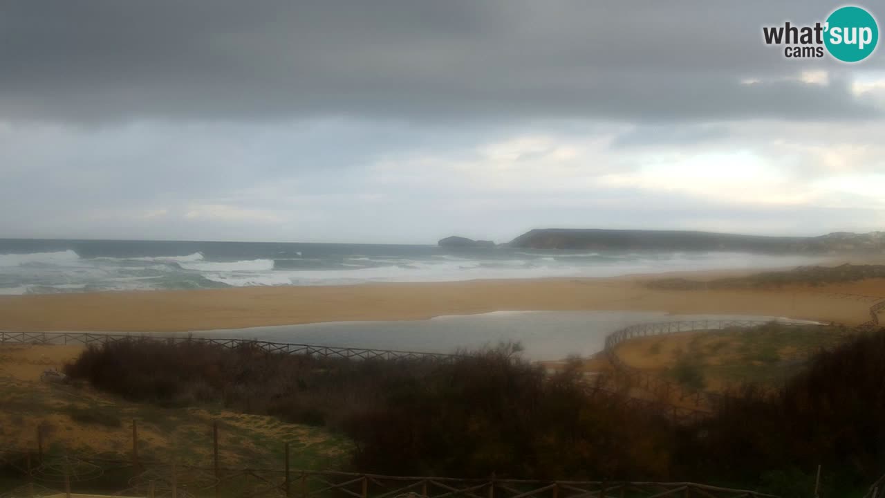 Webcam Torre dei Corsari – Live Beach View from Punta Usai
