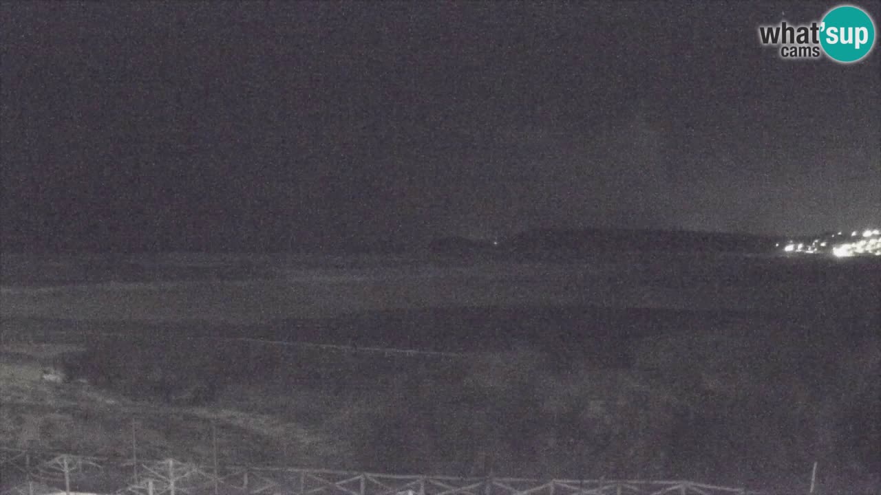 Cámara web Torre dei Corsari – Vista en directo de la playa desde Punta Usai